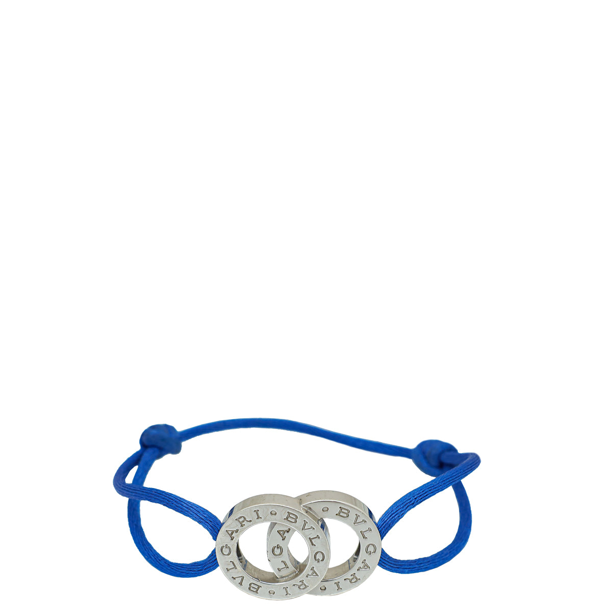 Bvlgari Sterling Silver Fortuna Interlocking Cord Bracelet-Bvlgari-THE CLOSET