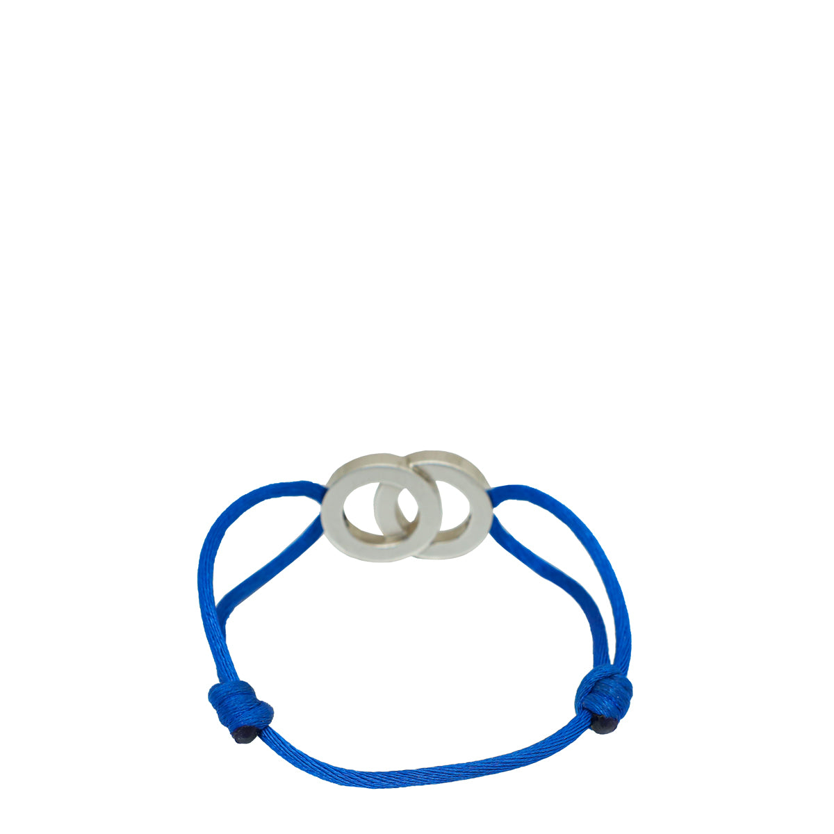 Bvlgari Sterling Silver Fortuna Interlocking Cord Bracelet-Bvlgari-THE CLOSET