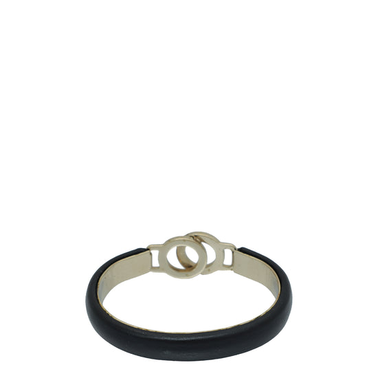 Bvlgari Black Bvlgari Interlocking Circles Large Cuff Bracelet