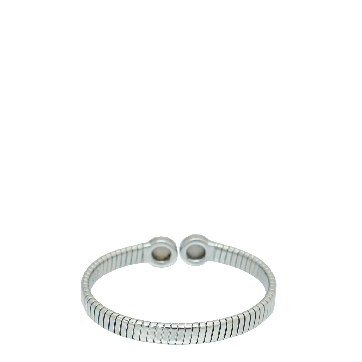 Bvlgari Steel Black Onyx Bvlgari Cuff Bracelet-Bvlgari-THE CLOSET