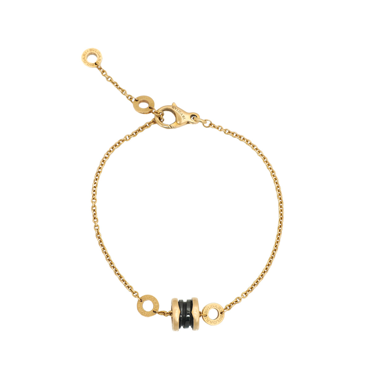 Bvlgari 18K Rose Gold Black Ceramic B Zero Bracelet-Bvlgari-THE CLOSET