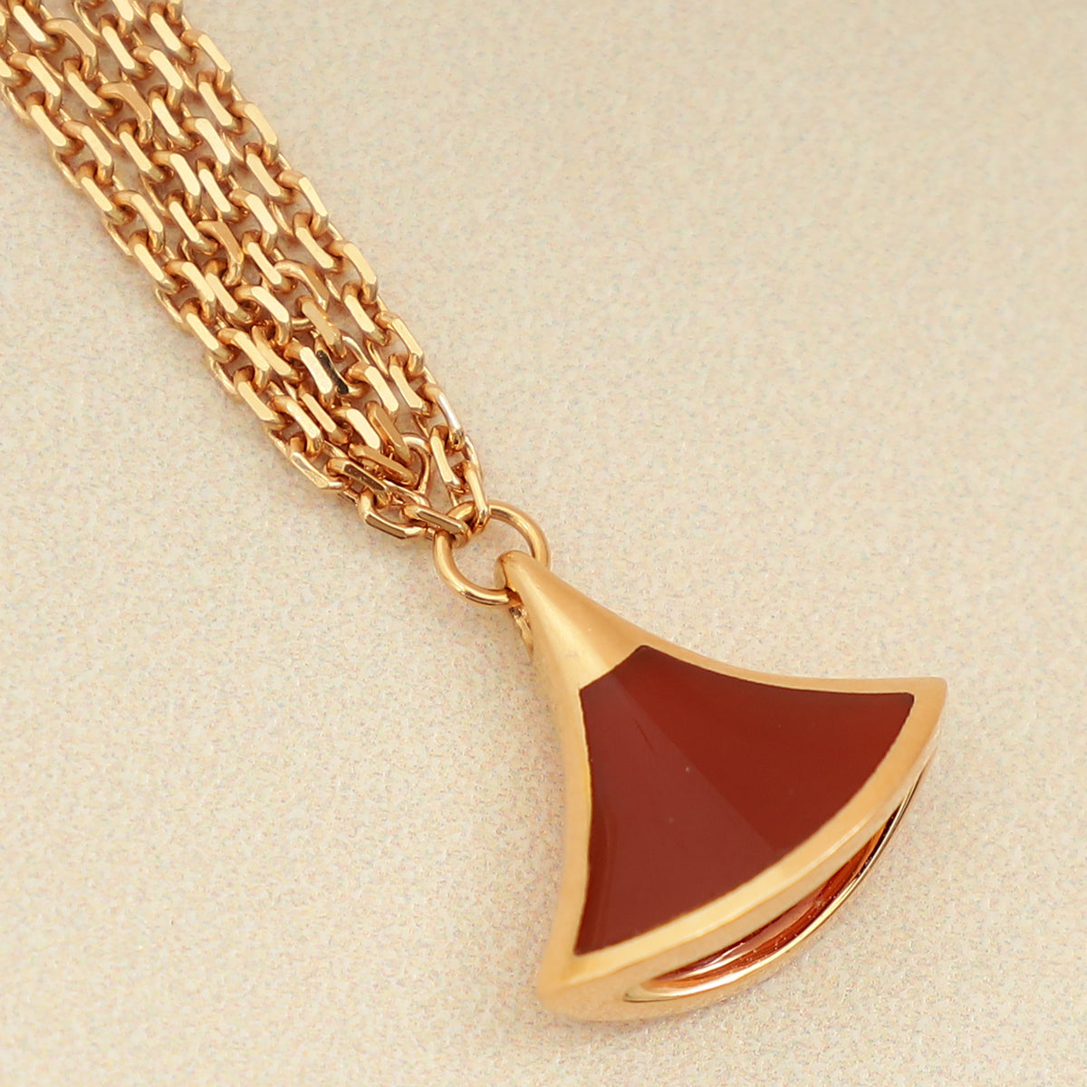 Bvlgari 18K Rose Gold Carnelian Diva's Dream Bracelet-Bvlgari-THE CLOSET