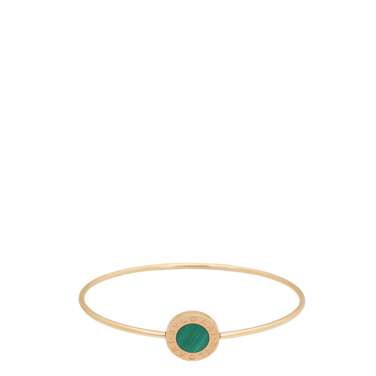 Bvlgari 18K Rose Gold Malachite Bvlgari Bangle-Bvlgari-THE CLOSET