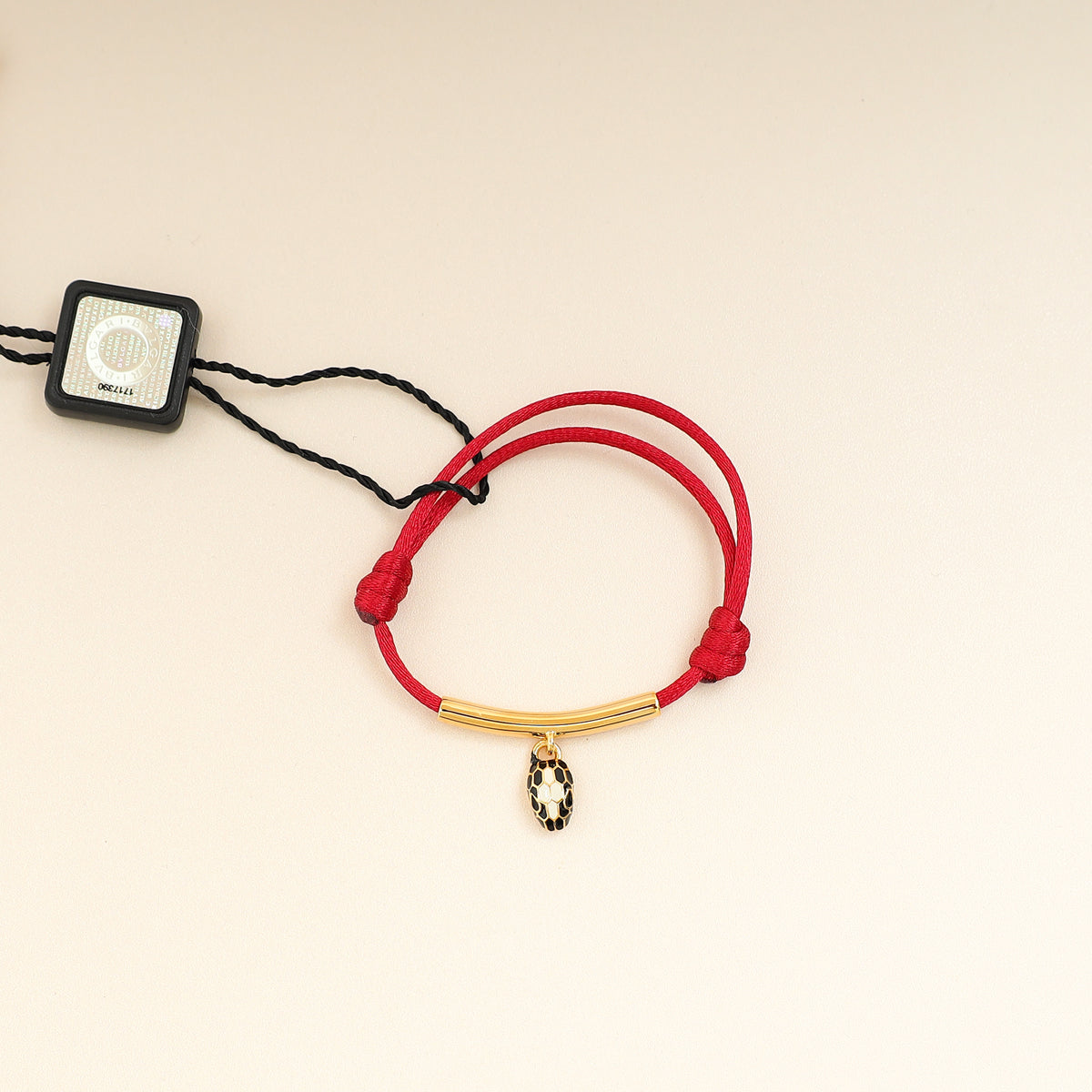 Bvlgari Ruby Red Serpenti Forever Cord Bracelet-Bvlgari-THE CLOSET