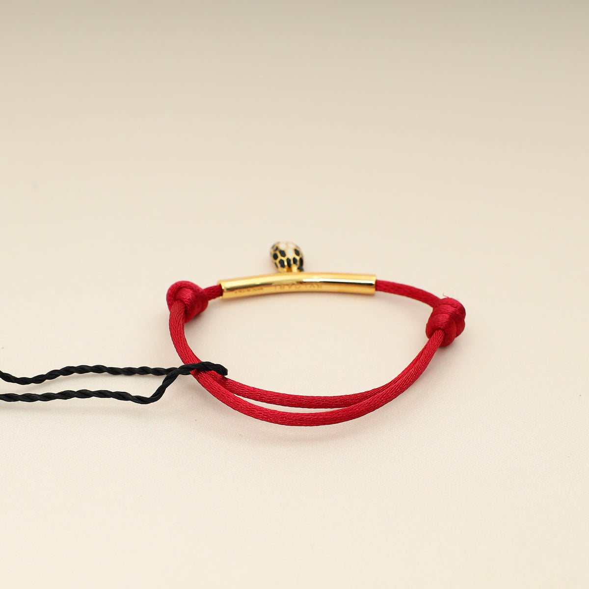 Bvlgari Ruby Red Serpenti Forever Cord Bracelet-Bvlgari-THE CLOSET