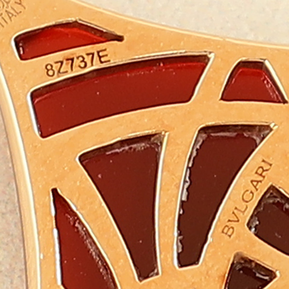 Bvlgari 18K Rose Gold Carnelian Diamond Diva's Dream Earrings-Bvlgari-THE CLOSET