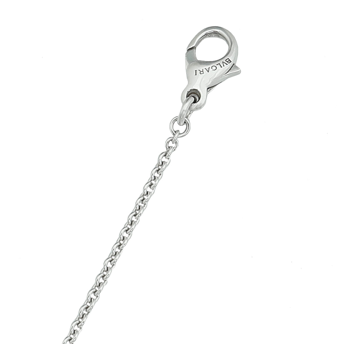 Bvlgari 18K White Gold Diamond B.Zero1 Lariat Necklace-Bvlgari-THE CLOSET