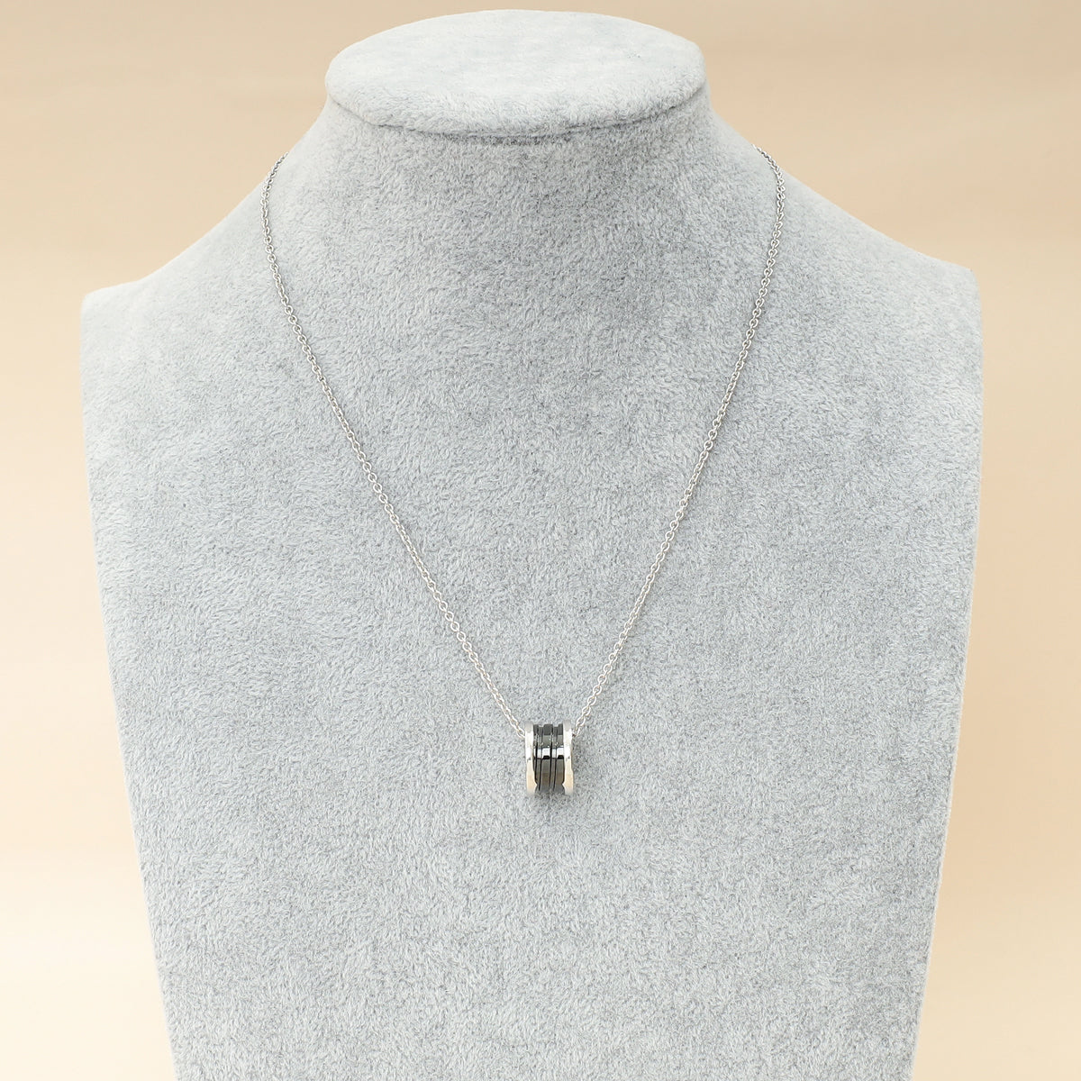 Bvlgari Sterling Silver Save The Children B Zero 1 Necklace-Bvlgari-THE CLOSET