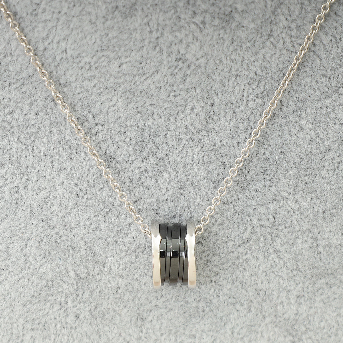 Bvlgari Sterling Silver Save The Children B Zero 1 Necklace-Bvlgari-THE CLOSET