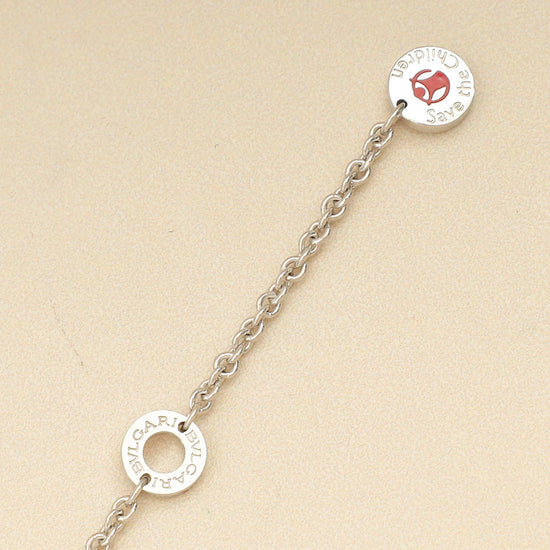 Bvlgari Sterling Silver Save The Children B Zero 1 Necklace-Bvlgari-THE CLOSET