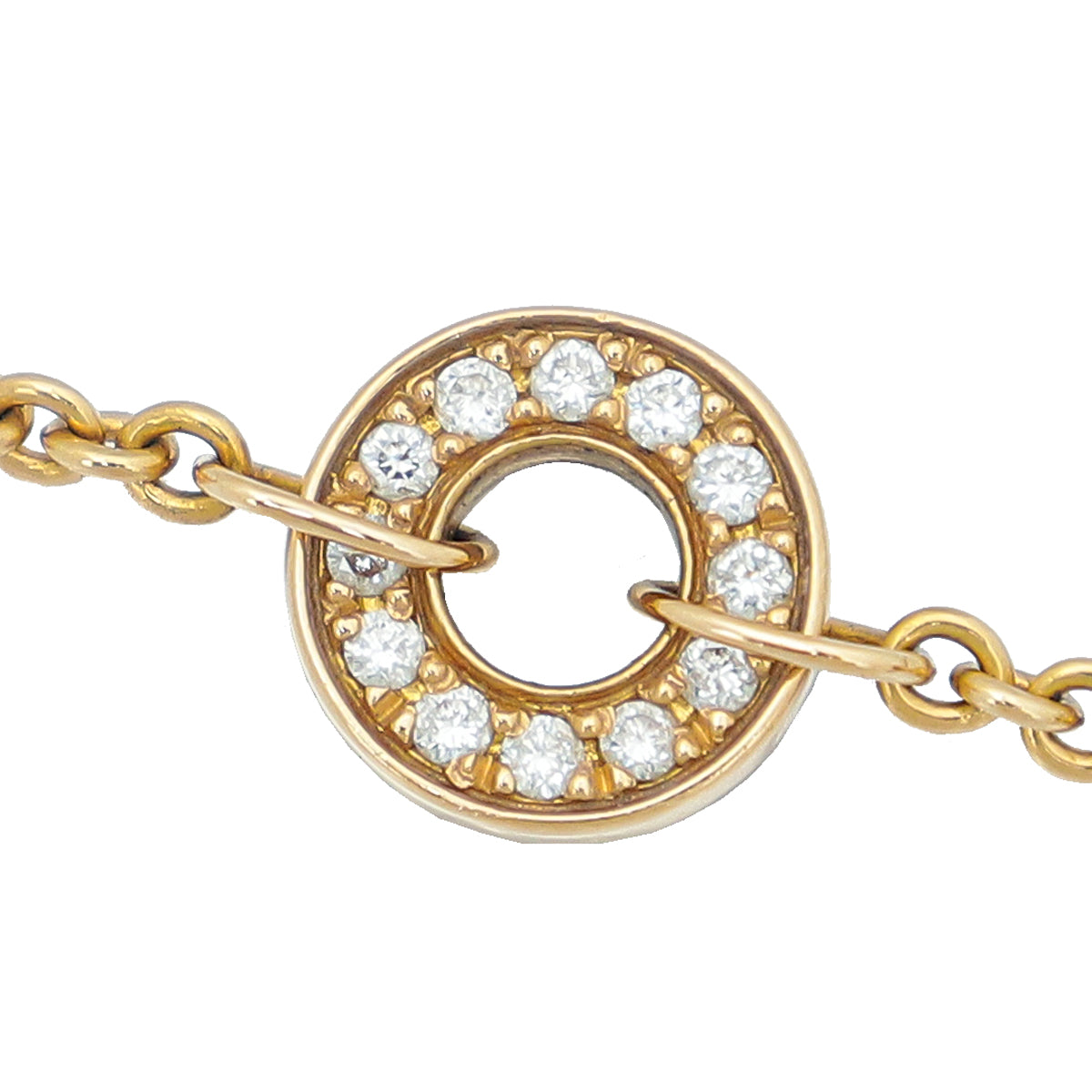 Bvlgari 18K Rose Gold Diamond White Ceramic B.Zero1 Station Necklace-Bvlgari-THE CLOSET