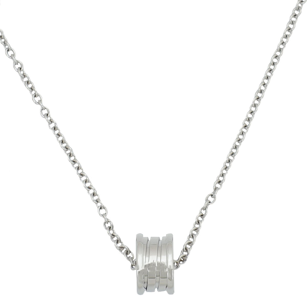 Bvlgari 18K White Gold B. Zero1 Pendant Necklace-Bvlgari-THE CLOSET
