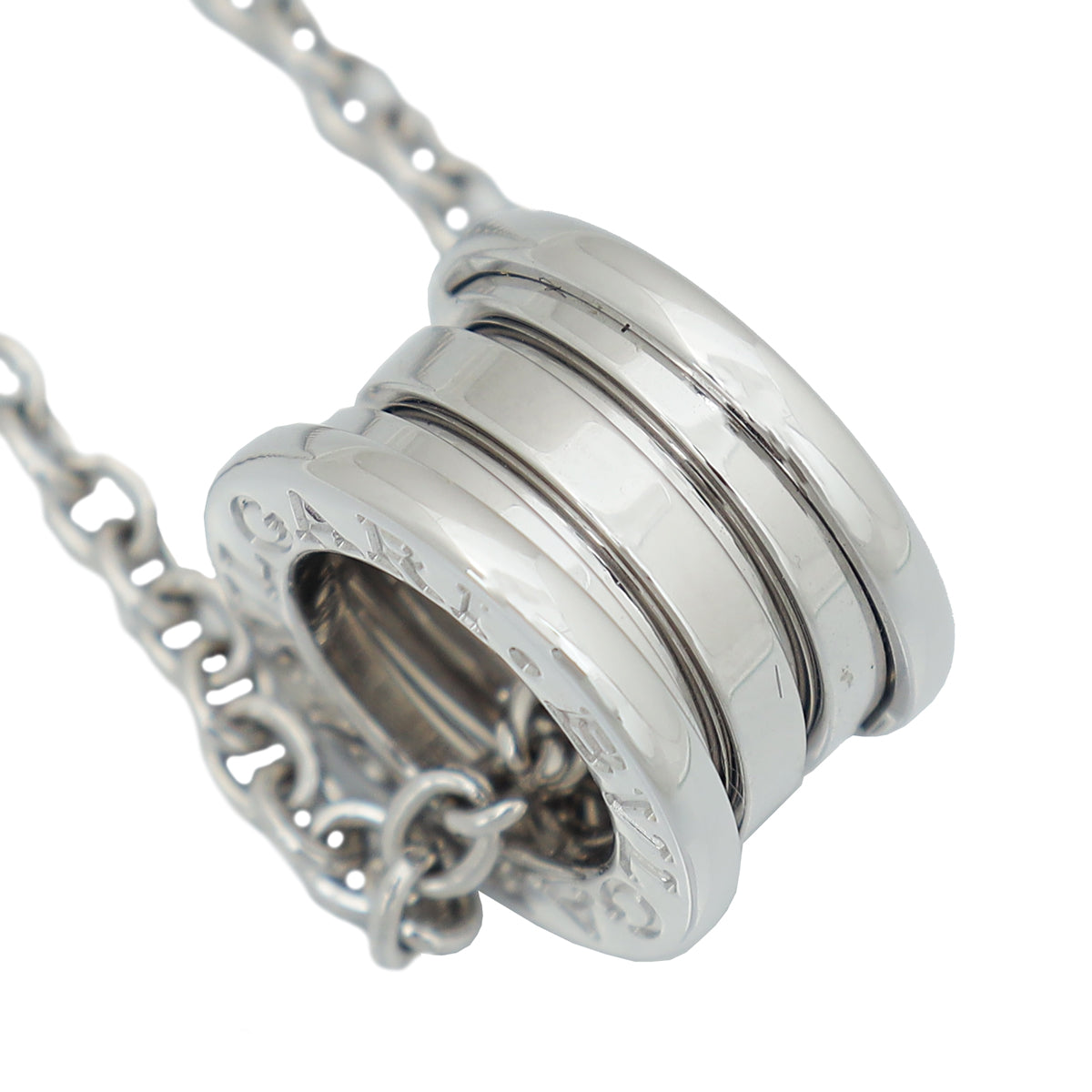 Bvlgari 18K White Gold B. Zero1 Pendant Necklace-Bvlgari-THE CLOSET