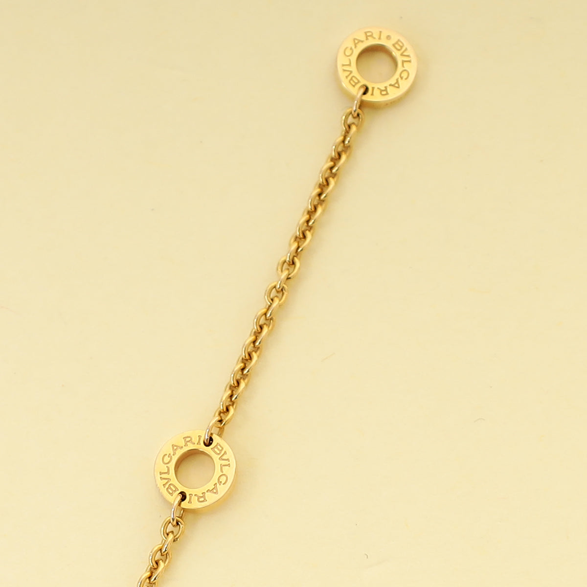 Bvlgari 18K Rose Gold Diamond Bvlgari Necklace