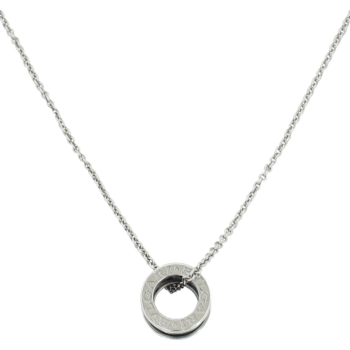 Bvlgari Silver "Save The Children" B. Zero 1 Necklace