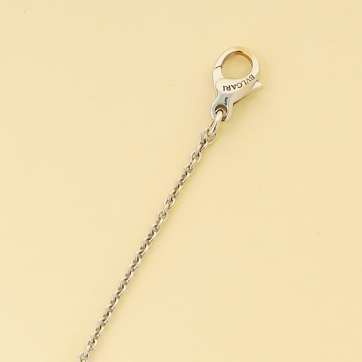 Bvlgari 18K White Gold B.Zero1 Station Necklace