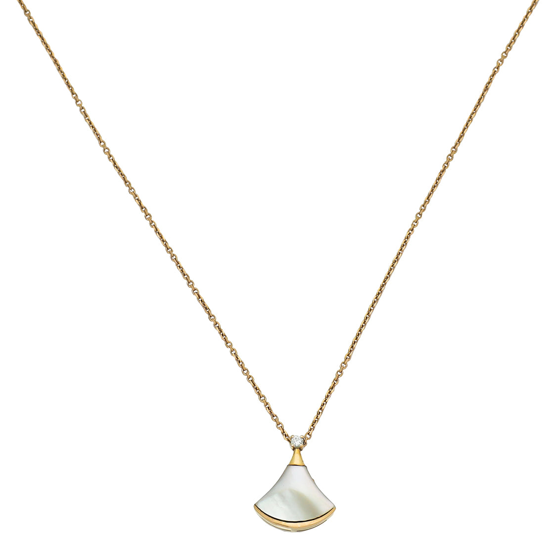Bvlgari 18K Rose Gold MOP Diamond Diva's Dream Necklace-Bvlgari-THE CLOSET
