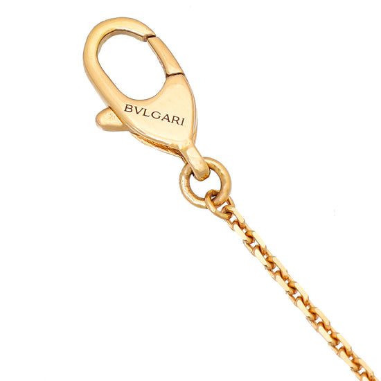 Bvlgari 18K Pink Gold Diamond MOP Diva's Dream Necklace