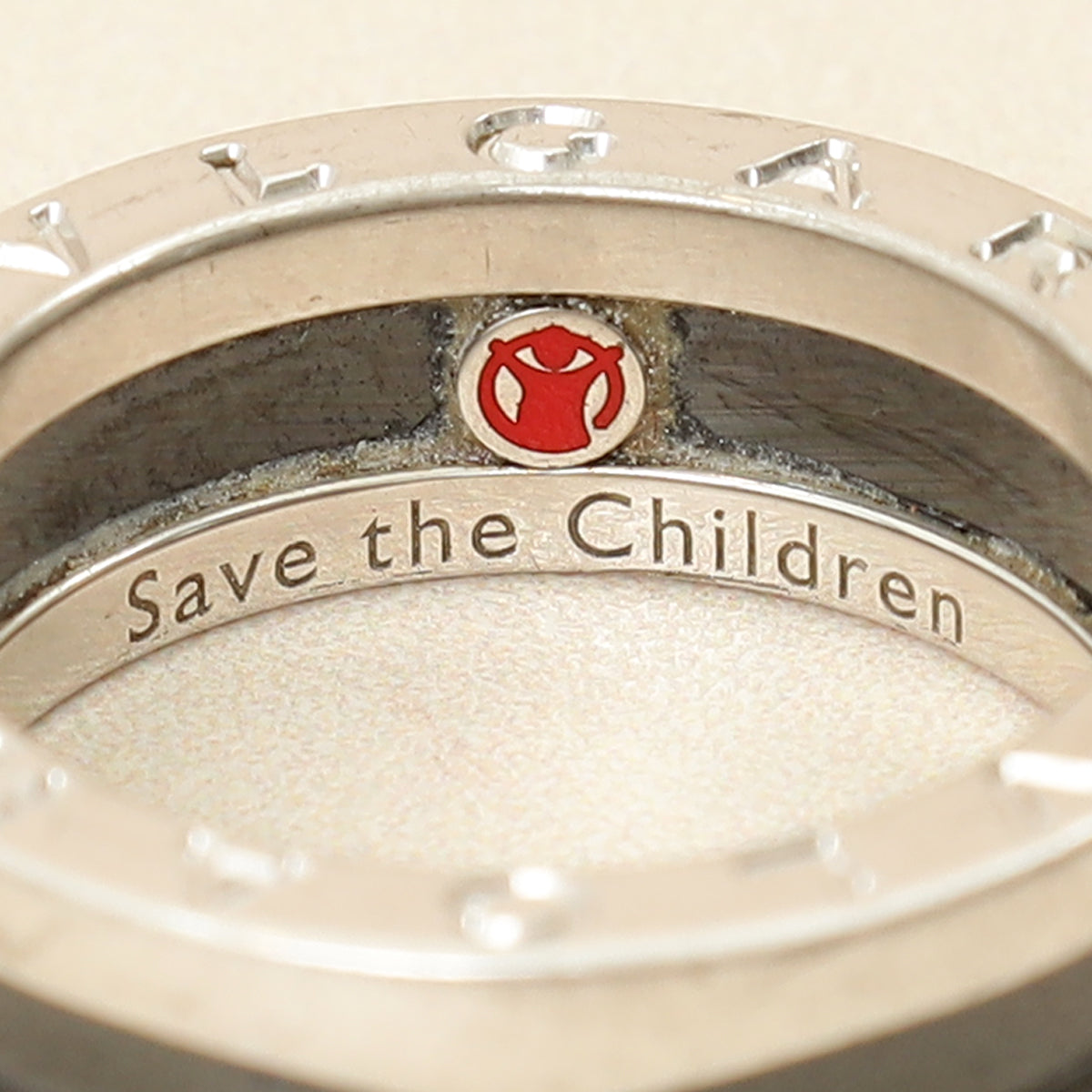 Bvlgari Sterling Silver Save The Children Ring 54-Bvlgari-THE CLOSET