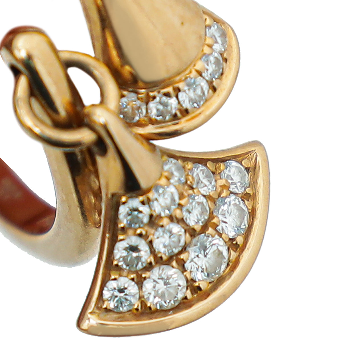 Load image into Gallery viewer, Bvlgari 18K Rose Gold Diamond Diva&amp;#39;s Dream Drop Ring 51
