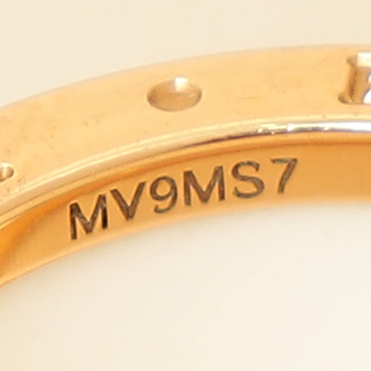 Bvlgari 18K Rose Gold B.zero1 Four Band White Ceramic Ring 55-Bvlgari-THE CLOSET