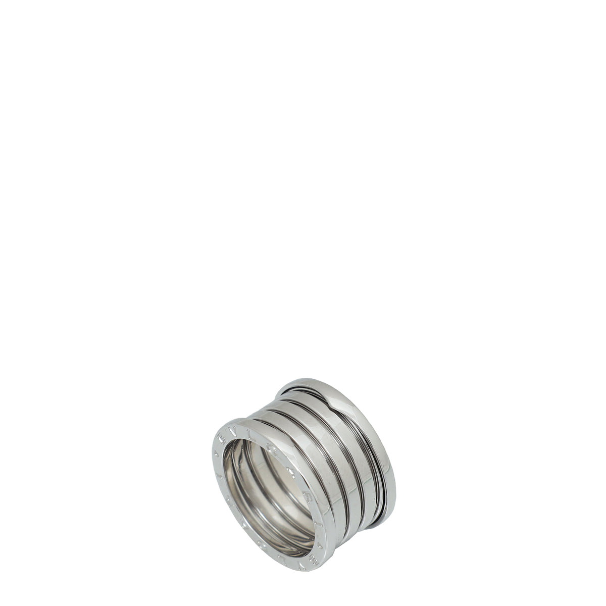 Bvlgari 18K White Gold B. Zero1 Four-Band Ring 58-Bvlgari-THE CLOSET