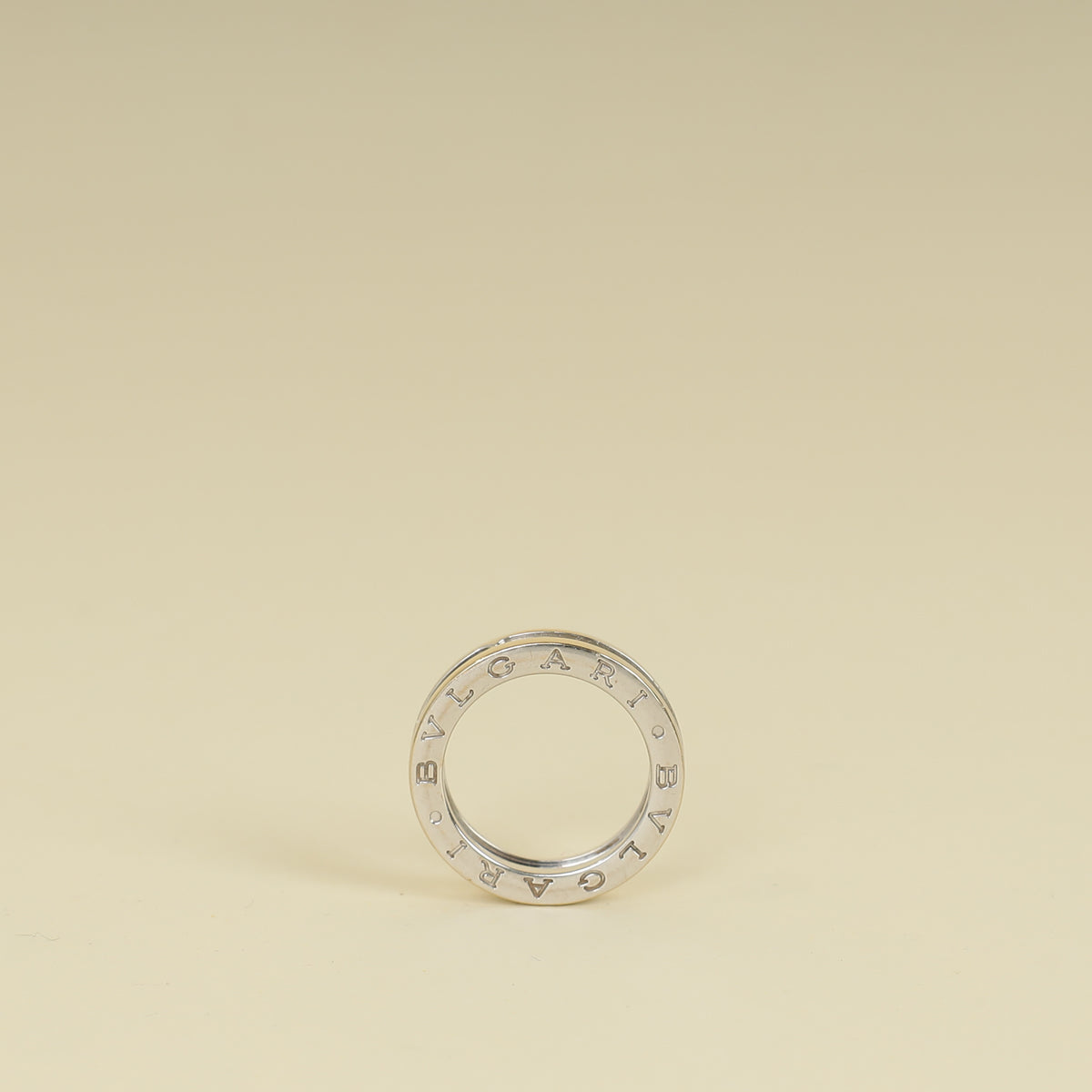 Bvlgari 18K White Gold B. Zero1 - One Band Ring 52