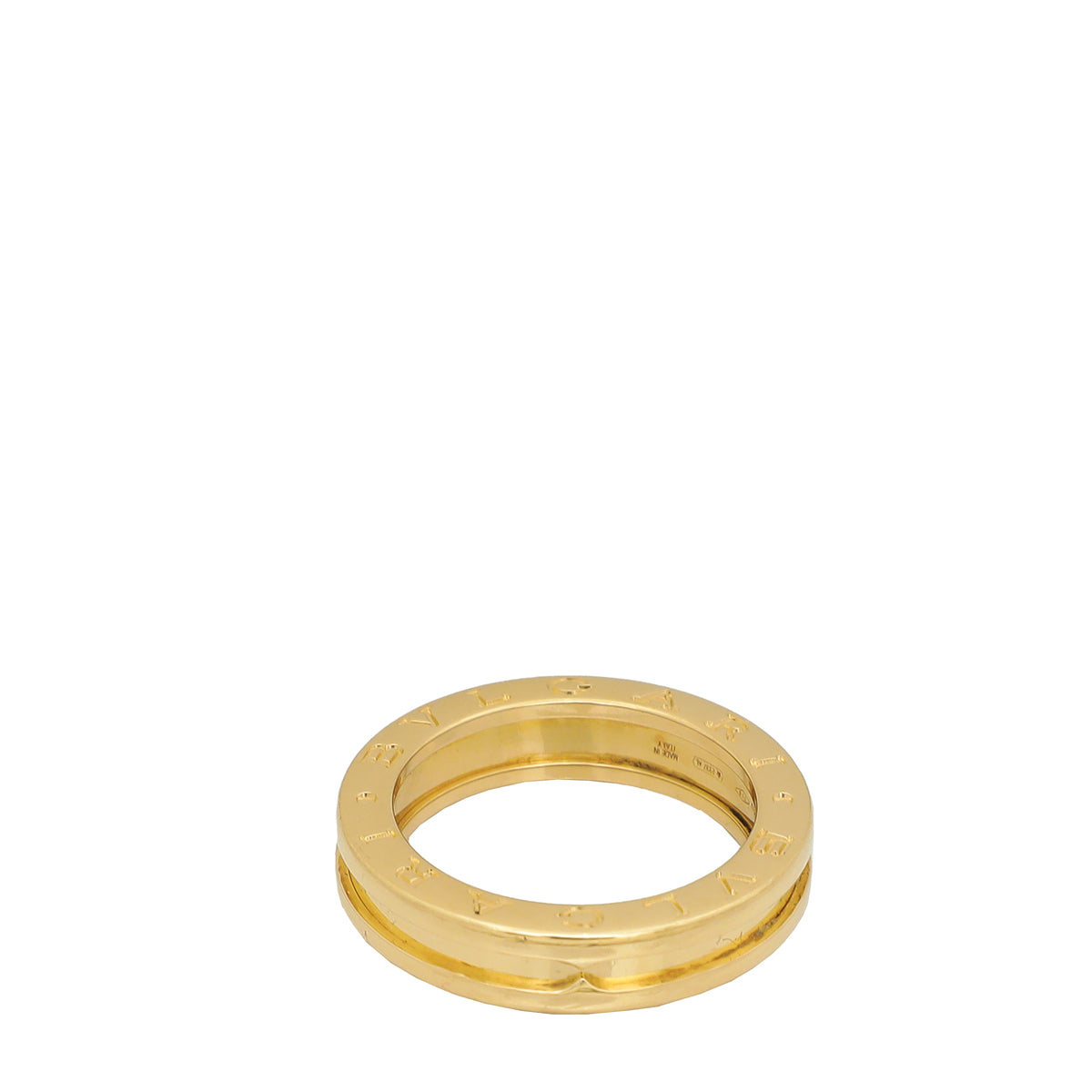 Bvlgari 18K Yellow Gold B.Zero 1 Band Ring 54-Bvlgari-THE CLOSET