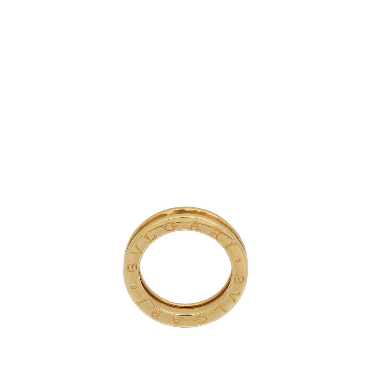 Bvlgari 18K Yellow Gold B Zero1 Ring 51