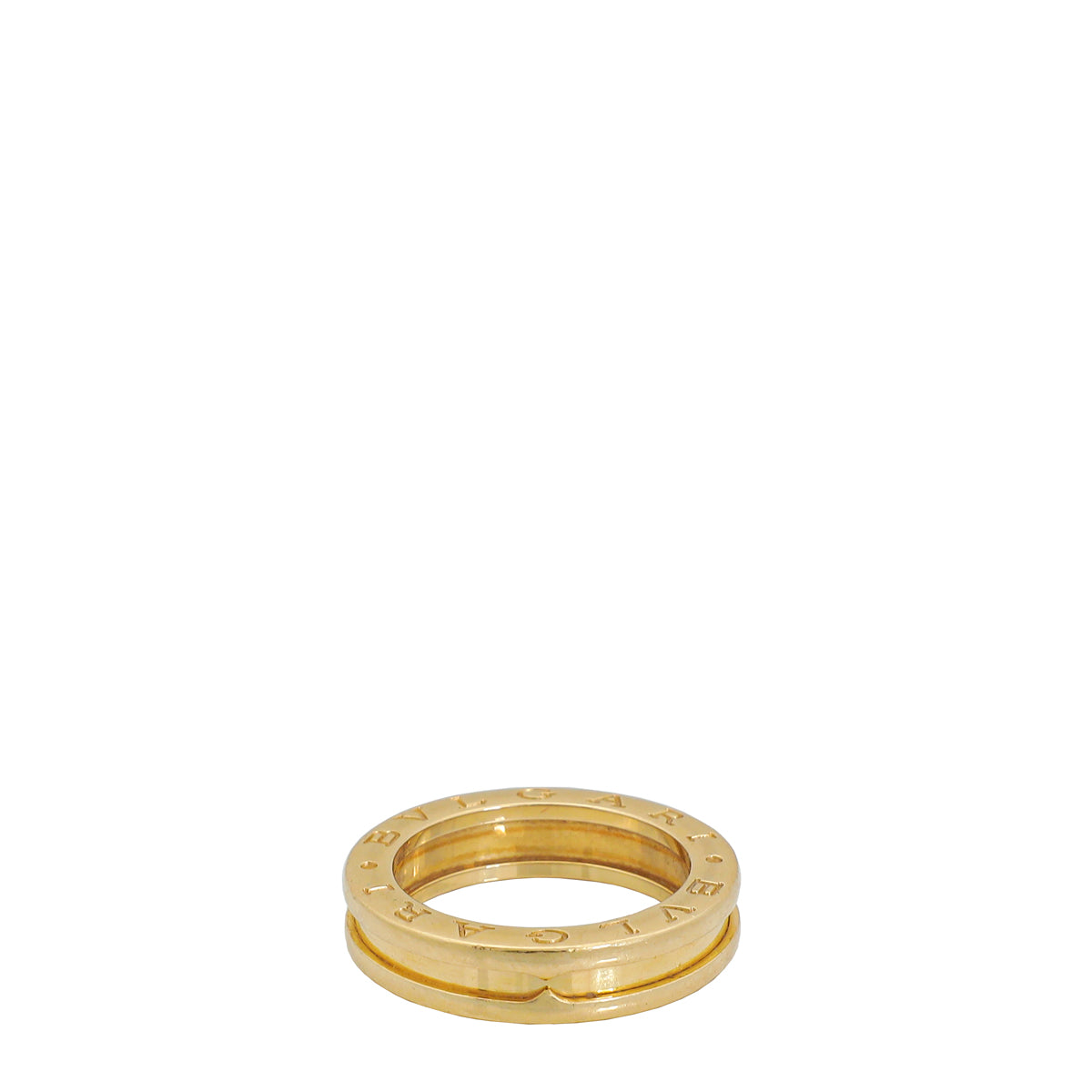 Bvlgari 18K Yellow Gold B.Zero1 Ring 52-Bvlgari-THE CLOSET