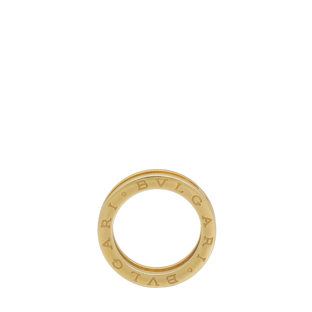 Bvlgari 18K Yellow Gold B.Zero1 Ring 52