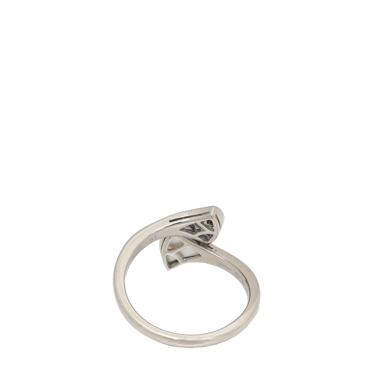 Bvlgari 18K White Gold Diamond MOP Diva's Dream Ring 51-Bvlgari-THE CLOSET