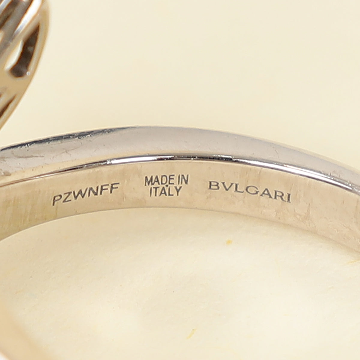 Bvlgari 18K White Gold Diamond MOP Diva's Dream Ring 51-Bvlgari-THE CLOSET