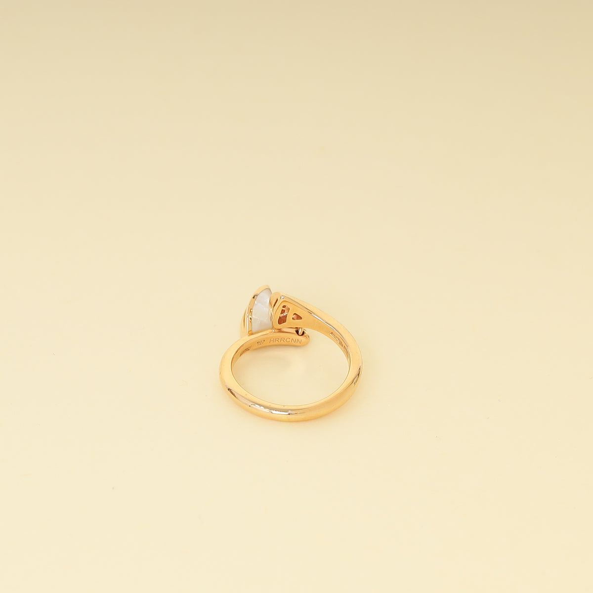 Bvlgari 18K Pink Gold Diamond MOP Diva's Dream Ring 51