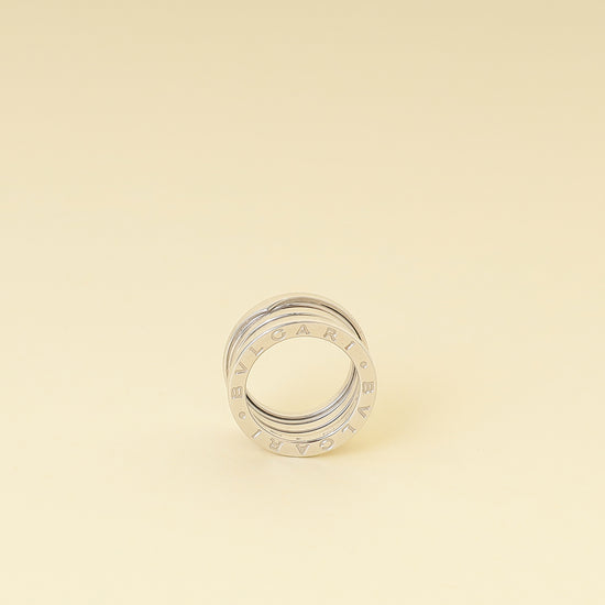 Bvlgari 18K White Gold B. Zero1 - 4 Band Ring 49