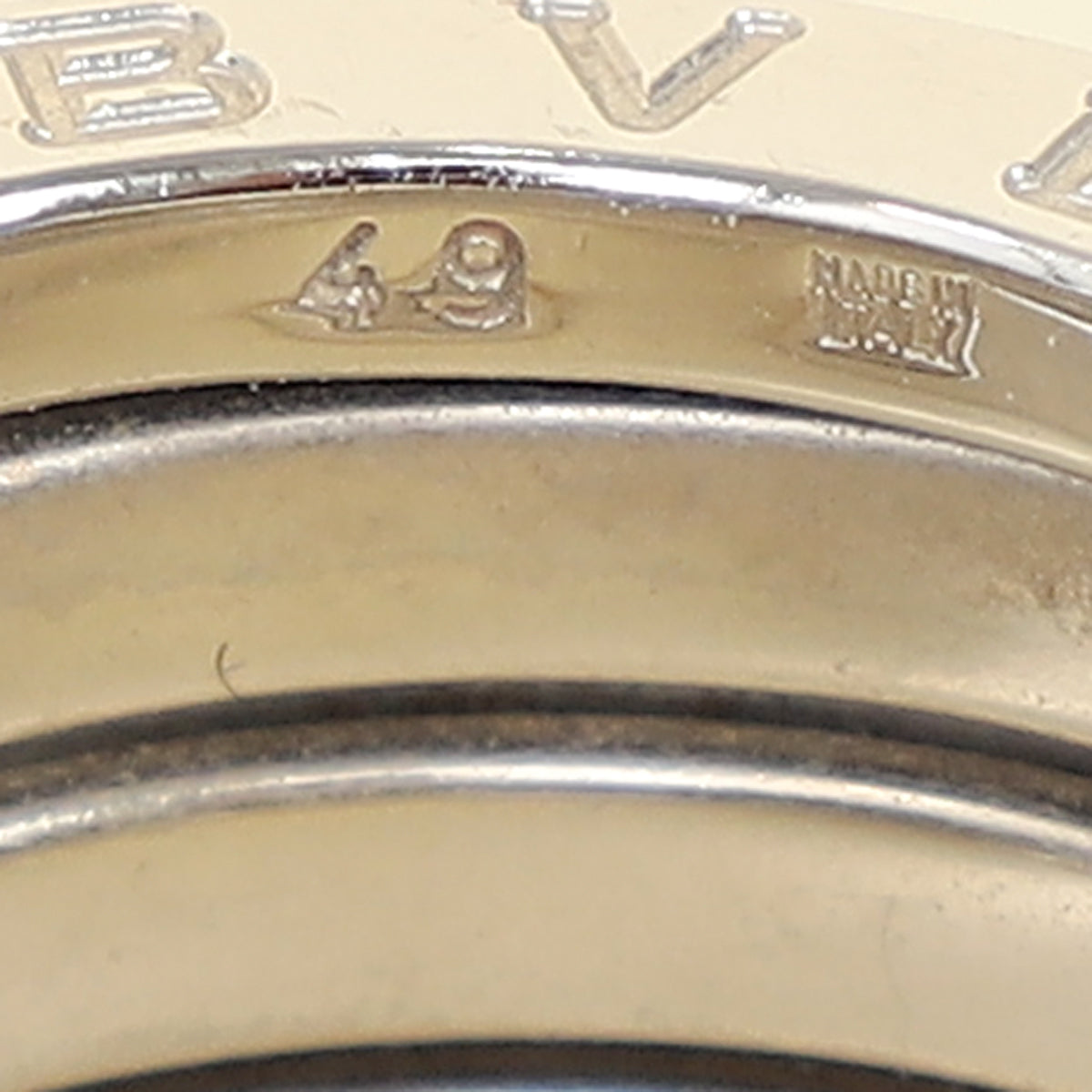 Bvlgari 18K White Gold B. Zero1 - 4 Band Ring 49