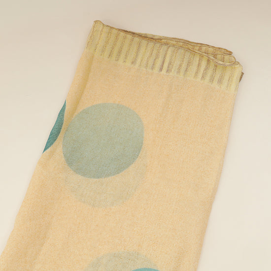 Bvlgari Light Yellow Printed Silk Scarf-Bvlgari-THE CLOSET