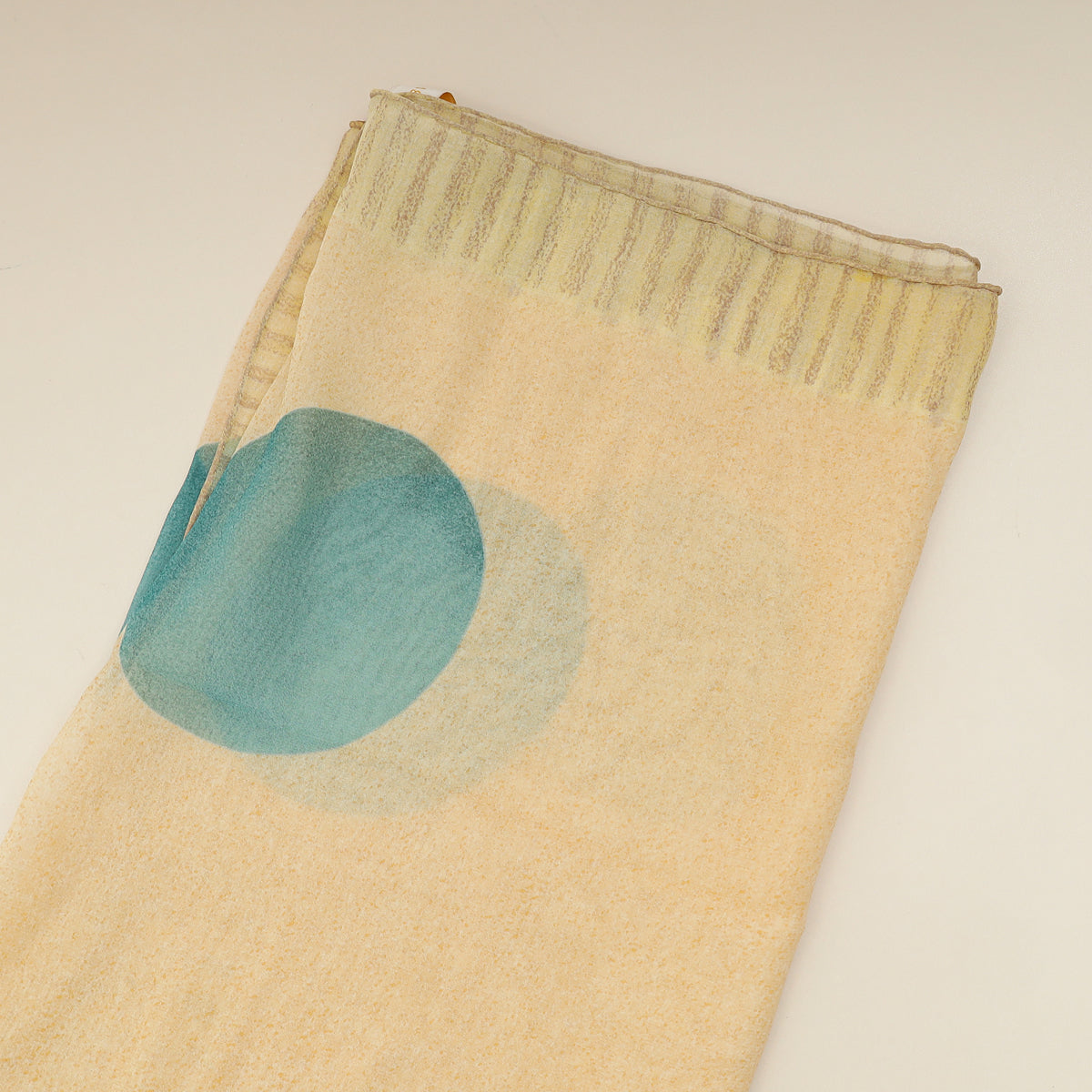 Bvlgari Light Yellow Printed Silk Scarf-Bvlgari-THE CLOSET