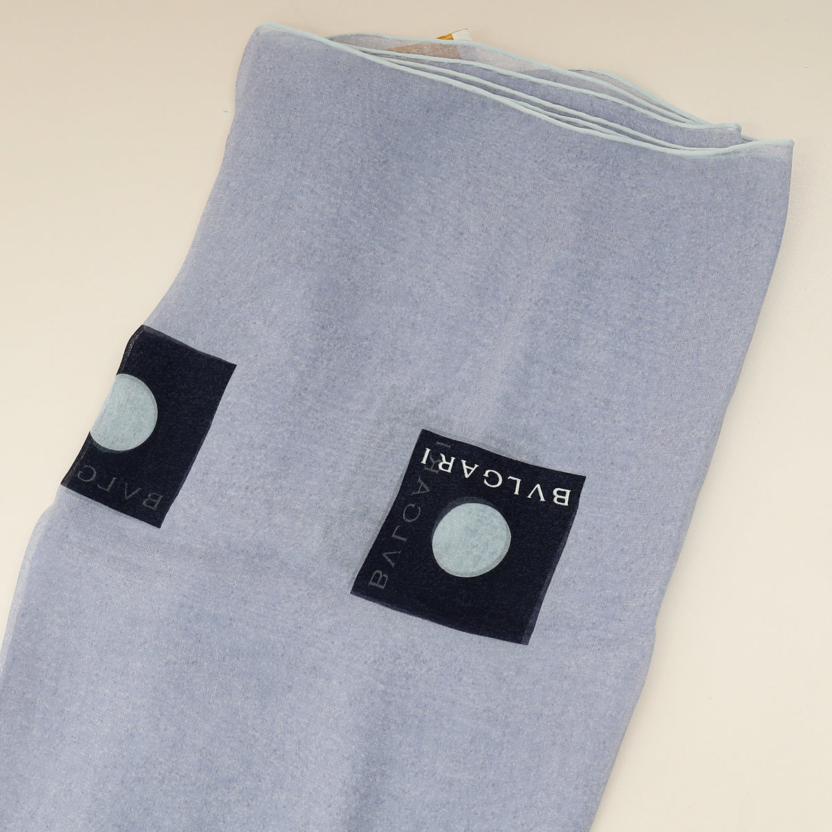 Bvlgari Blue Printed Silk Scarf-Bvlgari-THE CLOSET