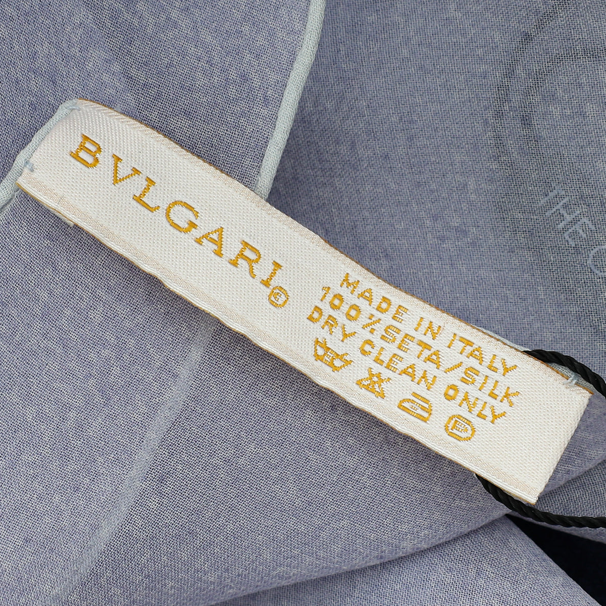 Bvlgari Blue Printed Silk Scarf-Bvlgari-THE CLOSET