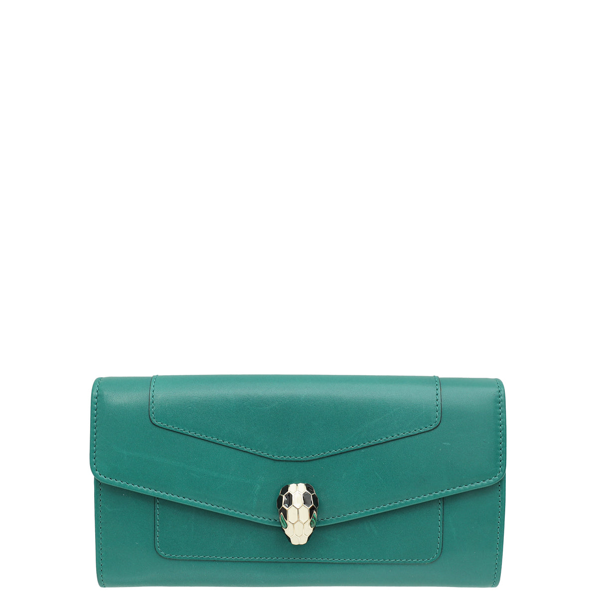 Bvlgari Green Serpenti Forever Continental Wallet-Bvlgari-THE CLOSET