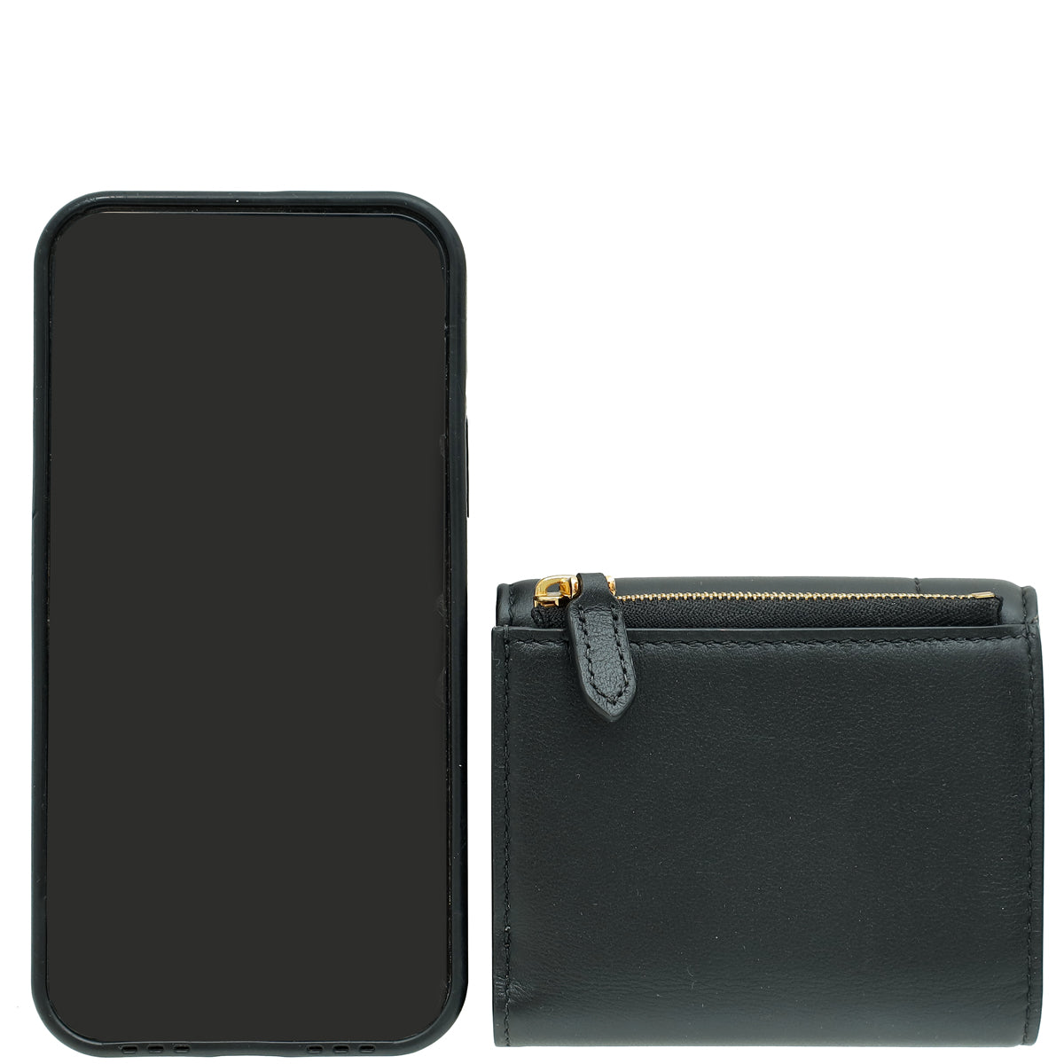 Bvlgari Black Serpenti Reverse Compact Wallet-Bvlgari-THE CLOSET