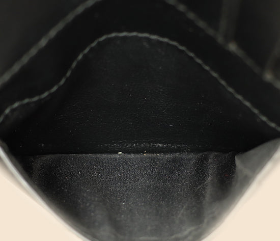 Bvlgari Metallic Grey Serpenti Forever Folded Card Holder-Bvlgari-THE CLOSET