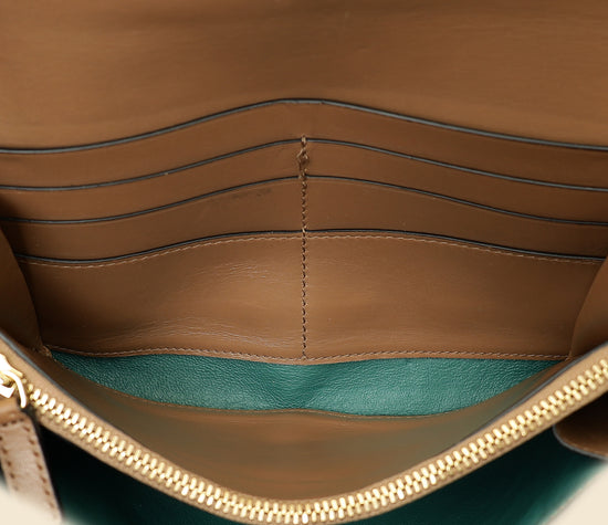 Bvlgari Brown Serpenti Forever Flap Long Wallet-Bvlgari-THE CLOSET