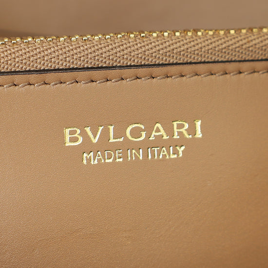 Bvlgari Brown Serpenti Forever Flap Long Wallet-Bvlgari-THE CLOSET