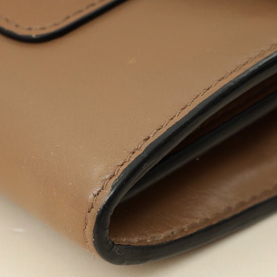 Bvlgari Brown Serpenti Forever Flap Long Wallet-Bvlgari-THE CLOSET