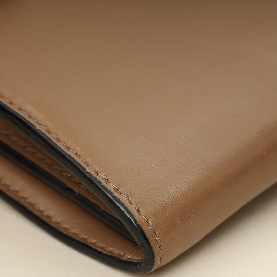 Bvlgari Brown Serpenti Forever Flap Long Wallet-Bvlgari-THE CLOSET