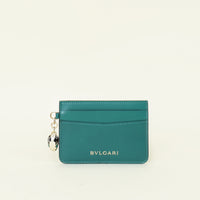 Bvlgari Green Serpenti Forever Card Holder