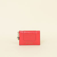 Bvlgari Red Serpenti Forever Card Wallet