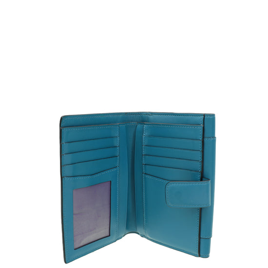 Bvlgari Blue Serpenti Forever Bi-fold French Wallet